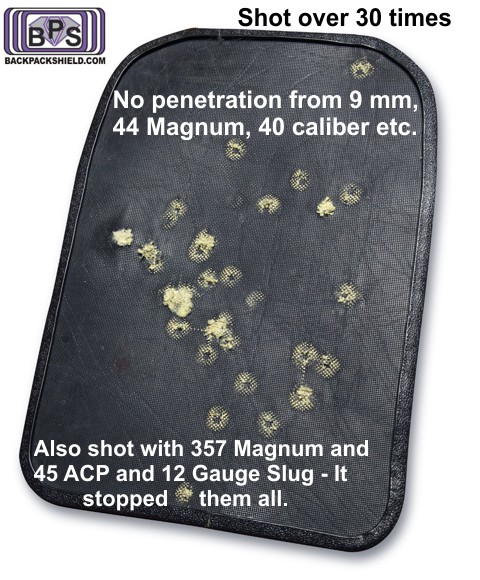 Bullet Proof Shield For Backpacks | Shooting Ranges UK